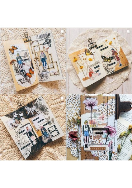 Günlük Scrapbooking Için 101 Adet Insanlar Çıkartmalar, Kentsel Moda Kız Karalama Defteri Etiket Önemsiz Dergisi Malzemeleri Kiti (Yurt Dışından)