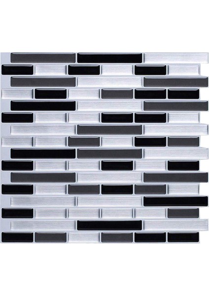 3D Duvar Çıkartmaları Tuğla Duvar Kağıdı Kiremit Mutfak Banyo Backsplash Anti-Kiremit Ev Dekor 28X23.5 cm (Yurt Dışından)