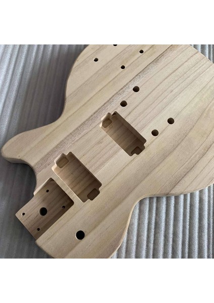 Bitmemiş El Işi Gitar Gövdesi Candlenut Ahşap Elektro Gitar Gövdesi Gitar Namlusu Yedek Parçaları (Yurt Dışından)