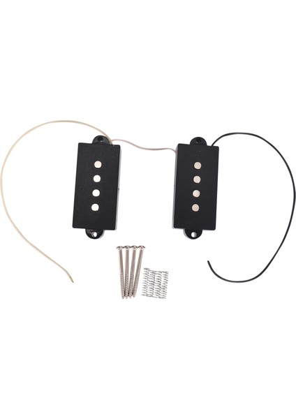 Pb P Bas Pikap Humbucker Pikap 4 Telli P Bas Yedek Bas Gitar Parçası, Siyah (Yurt Dışından)
