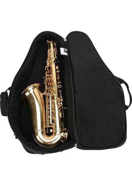 Saksafon Gig Bag Oxford Kumaş Alto Saks Çift Omuzlu ve Ekstra Depolama Alanlı Kalınlaştırılmış Sırt Çantası Müzik Yüklü (Yurt Dışından)