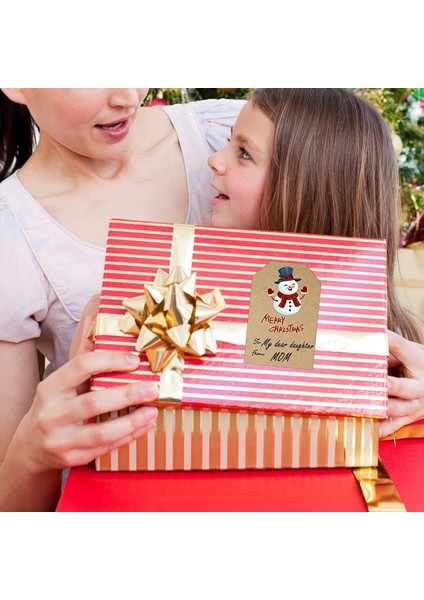 Noel Etiketleri Çıkartmalar, Noel Hediyesi Etiketleri Çıkartmalar, 250 Adet/rulo Noel Hediyesi Etiketleri Tatil Hediyesi Çıkartmalar, 6 Stil (Yurt Dışından)