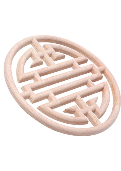 Avrupa Tarzı Vintage Ahşap Oyma Aplike Ahşap Oyma Çıkartması Mobilya Dolap Kapı Çerçevesi Ev Dekor El Sanatları (15 Cm) (Yurt Dışından)