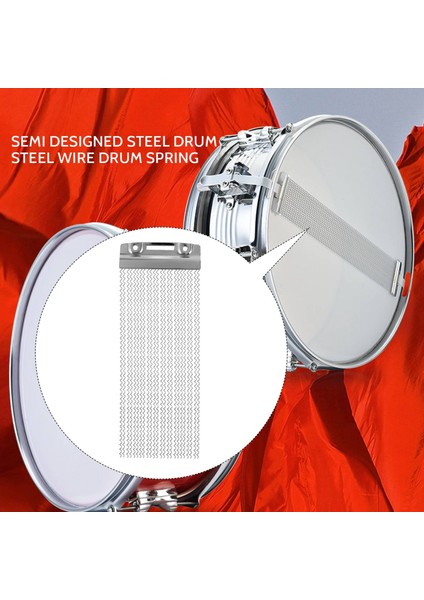 Yarım Tasarım Çelik Trampet Tel Davul Yayı Çocuklar Için Trampet Cajon Kutusu Davul 24 Strand (Yurt Dışından) fiyatları