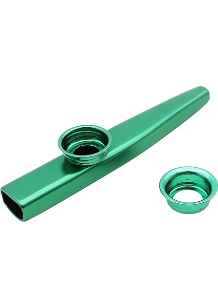 Kazoo Alüminyum Alaşımlı Metal 5 Adet Hediyeler Çocuklar Için Flüt Diyafram Müzik Severler-Yeşil (Yurt Dışından)