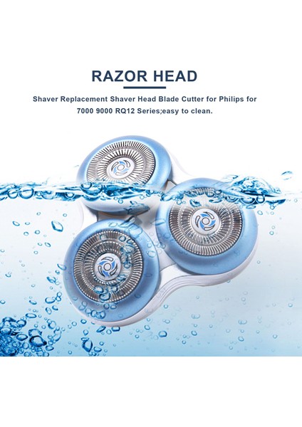 Philips Için Tıraş Makinesi Yedek Tıraş Başlığı Bıçak Kesici, 7000 9000 RQ12 Serisi (Yurt Dışından) fırsatları