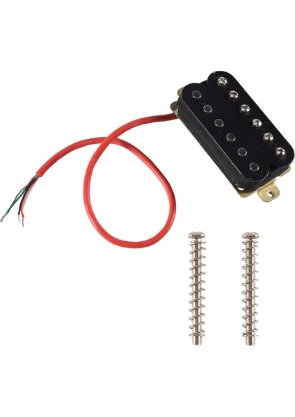 Elektro Gitar Humbucker Manyetikler Köprü Alnico V Pikap Siyah (Yurt Dışından)