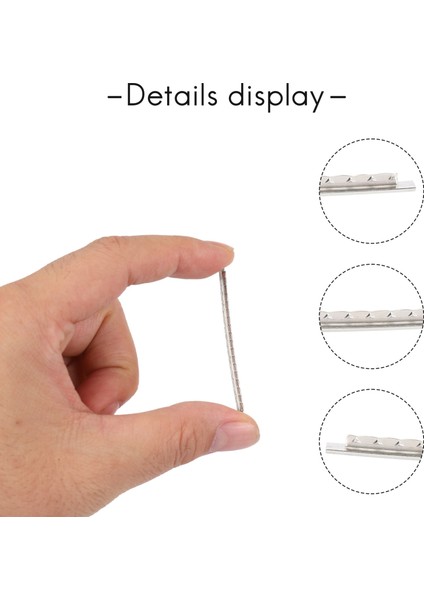 Nikel Gümüş Perde Teli Elektro Gitar Fretwire Jumbo Genişliği 2.90MM (Yurt Dışından)