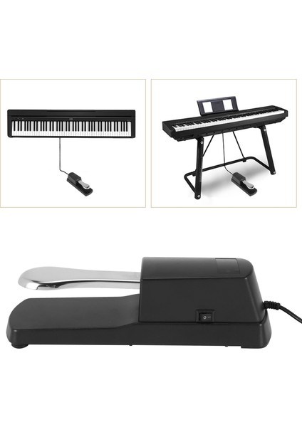 Yükseltme Sürdürülebilir Damper Pedalı Piyano Klavye Yamaha Roland Için Elektrikli Piyano Elektronik Klavye Elektronik Piyano Pedalı (Yurt Dışından)