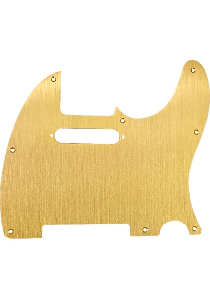 Altın 8 Delik Tele Gitar Pickguard Standart Telecaster Pickguard Değiştirme Için Metal Seçim Guard (Yurt Dışından)