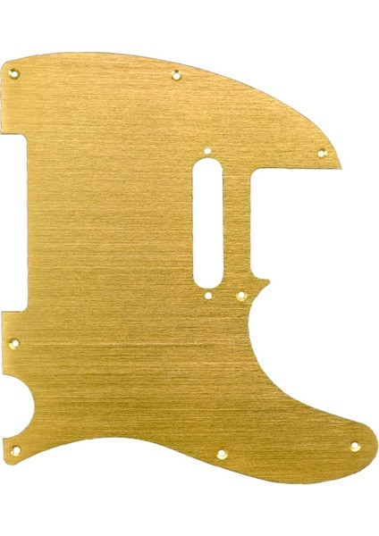 Altın 8 Delik Tele Gitar Pickguard Standart Telecaster Pickguard Değiştirme Için Metal Seçim Guard (Yurt Dışından)