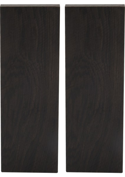 Dıy Bıçak Sapı Malzemesi Afrika Blackwood Melanoxylon Ahşap Bloklar 120X40X10MM (Yurt Dışından)