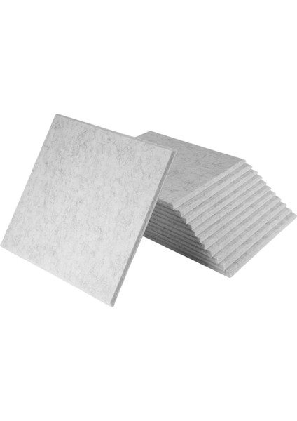 Kendinden Yapışkanlı Akustik Paneller 12 Paket, 12 x 12 x 0,4 Inç Ses Geçirmez Dolgu, Ev Için Ses Emici Panel, Gri (Yurt Dışından) fiyatları