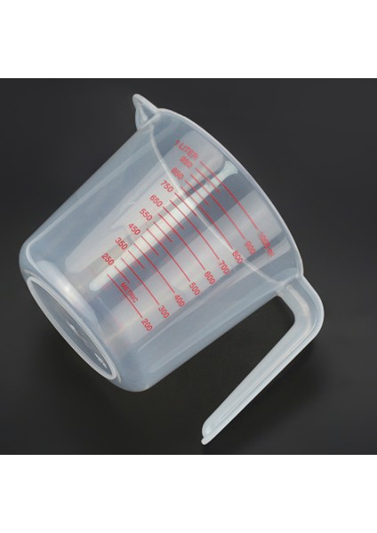 1000ML Ölçüm Kabı Pişirme Aracı Mutfak Aracı Yüksek Kaliteli Plastik Ölçüm Kabı Aracı Bardak Ölçekli (Yurt Dışından)
