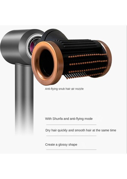 Dyson Supersonic HD01 HD02 HD03 HD04 HD08 HD15 Için Anti-Flying Nozul Pürüzsüz ve Hacimli Saç Şekillendirme Aracı Oluşturun (Yurt Dışından)