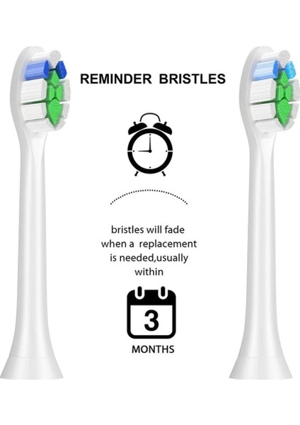 Philips Sonicare Diamond Clean Pro Için 8 Adet Sonuçlar HX9033/HX6063/3326/6730 Yedek Elektrikli Diş Fırçası Kafaları, B (Yurt Dışından) fırsatları