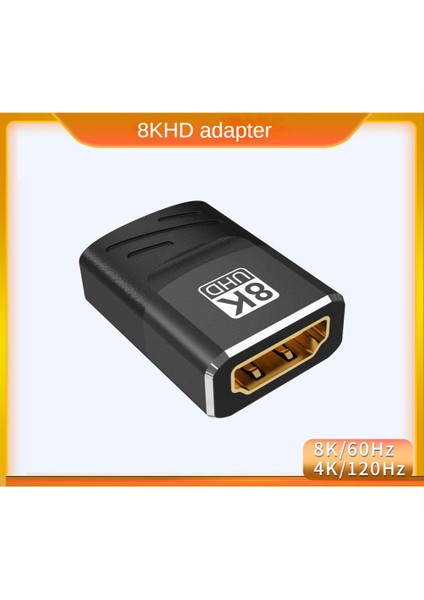 8k HDMI Uyumlu Adaptör 2.1 Dişi Genişletici Uyumlu 8k 60Hz 4K 120Hz 48GBPS Hdr Video Tv Projektörü Için (Yurt Dışından)