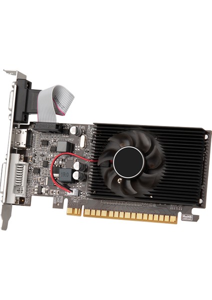 GT610 Grafik Kartı Ddr3 Gerçek 2 GB 810 Mhz Bilgisayar Ekran Kartı Pcı-E 16X HDMI Uyumlu + VGA + DVI Masaüstü Bilgisayar Için Düşük Gürültü (Yurt Dışından)