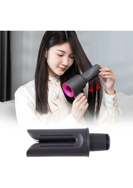 Dyson Için Düz Meme Eki Saç Kurutma Makinesi Saç Şekillendirici Plaka Klip Doğrultma Aracı Meme Değiştirme (Yurt Dışından)