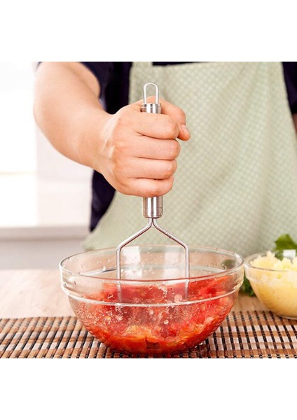 Patates Ezici 304 Paslanmaz Çelik Yapışmaz El Patates Ezici Patates Ricer Avokado Için Pişirme ve Mutfak Gadget Aracı (Yurt Dışından) indirimleri