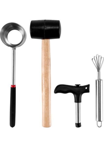Paket Hindistan Cevizi Açıcı Alet Seti Genç Hindistan Cevizi Için Paslanmaz Çelik Hindistan Cevizi Açıcı Kiti Coco Jack Açıcı Kiti (Yurt Dışından)