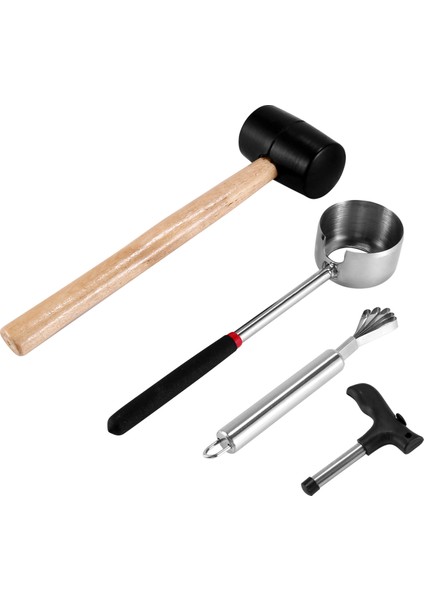 Paket Hindistan Cevizi Açıcı Alet Seti Genç Hindistan Cevizi Için Paslanmaz Çelik Hindistan Cevizi Açıcı Kiti Coco Jack Açıcı Kiti (Yurt Dışından) fiyatları
