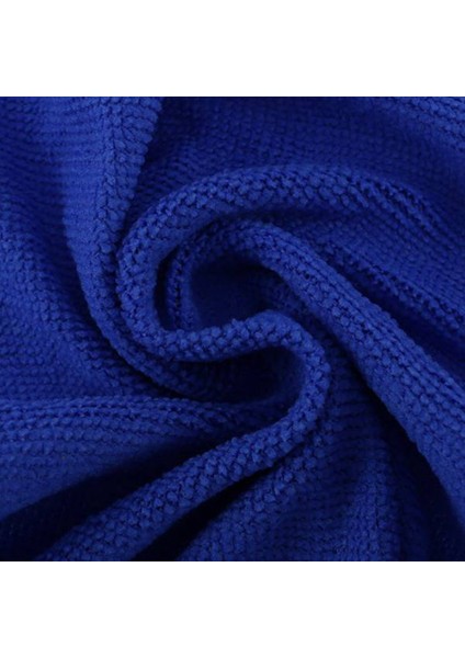 40 Adet Emici Mikrofiber Havlu Araba Ev Mutfak Yıkama Temiz Yıkama Bezi Mavi (Yurt Dışından)