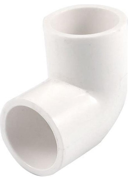 Parça 20MM Dia 90 Açı Derece Dirsek Pvc Boru Bağlantı Parçaları Adaptör Konnektörü Beyaz (Yurt Dışından)