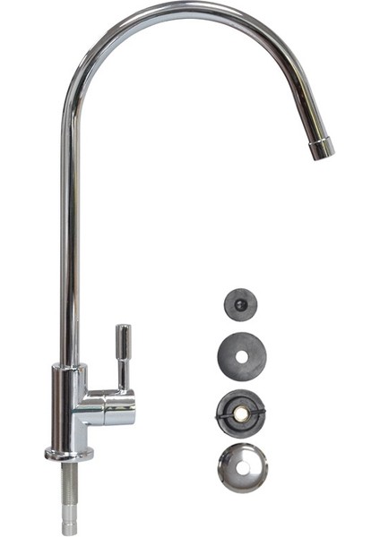 Mutfak Lavabo Musluğu Tek Kolu Soğuk Su Musluk Içme Suyu Filtresi Musluk 360 Derece Ev Için (Yurt Dışından)
