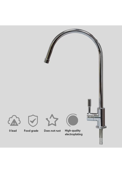 Mutfak Lavabo Musluğu Tek Kolu Soğuk Su Musluk Içme Suyu Filtresi Musluk 360 Derece Ev Için (Yurt Dışından) fiyatları