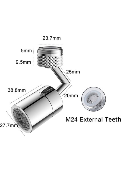 720° Evrensel Sıçrama Filtresi Musluk Püskürtme Başlığı, Çekme Aleti ile Hareketli Mutfak Musluğu Su Tasarruf Nozulu Püskürtücü (Yurt Dışından) indirimleri