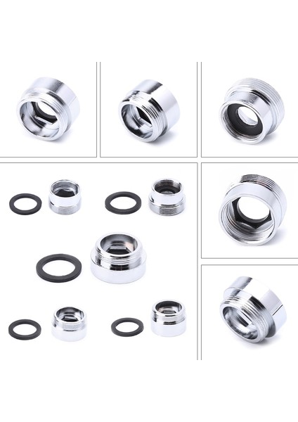 Katı Metal Içten Diş Tasarruflu Mutfak Musluk Bağlantısı E65B (Yurt Dışından)