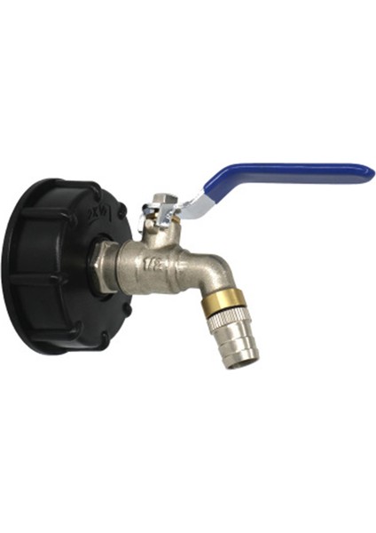 Levonsity Ibc Topu Çıkış Musluk Tankı 3/4 Inç Gıda Sınıfı Drenaj Adaptörü S60X6 1000 L Tank Yağmur Suyu Konteyneri Br Hortum Musluk Vanası (Yurt Dışından)