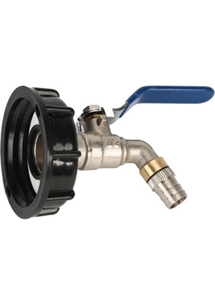 Levonsity Ibc Topu Çıkış Musluk Tankı 3/4 Inç Gıda Sınıfı Drenaj Adaptörü S60X6 1000 L Tank Yağmur Suyu Konteyneri Br Hortum Musluk Vanası (Yurt Dışından)