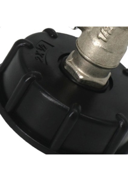 Levonsity Ibc Topu Çıkış Musluk Tankı 3/4 Inç Gıda Sınıfı Drenaj Adaptörü S60X6 1000 L Tank Yağmur Suyu Konteyneri Br Hortum Musluk Vanası (Yurt Dışından)