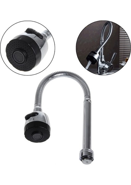 Bar Musluk Hortumu Çift Delikli Su Değişimi 48CM-831F (Yurt Dışından)