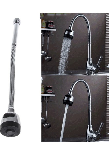 Bar Musluk Hortumu Çift Delikli Su Değişimi 48CM-831F (Yurt Dışından)