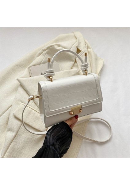 Moda Rahat Retro Küçük Kare Çanta Crossbody Çanta (Yurt Dışından)