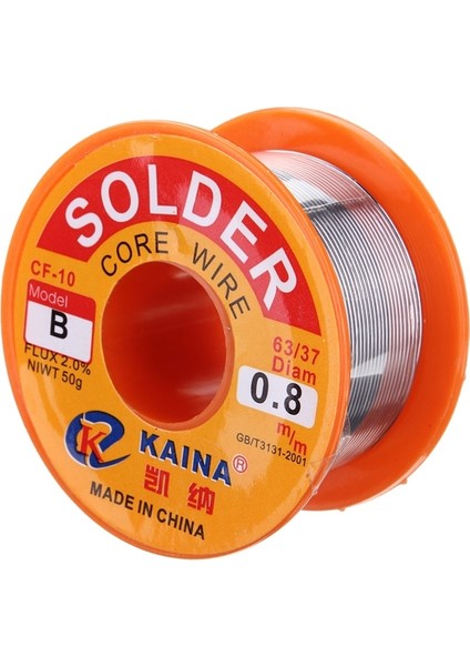 0.8mm 50G Rosin Çekirdek Lehim 63/37 Kalay Kurşun Akı Lehimleme Kaynakçı Demir Tel Makarası (Yurt Dışından) fırsatları