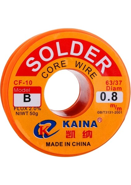 0.8mm 50G Rosin Çekirdek Lehim 63/37 Kalay Kurşun Akı Lehimleme Kaynakçı Demir Tel Makarası (Yurt Dışından) indirimleri