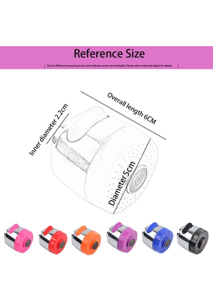 Su Döner Kafa 360 Döndürme Musluk Musluk Memesi Mutfak Musluk Arıtma Püskürtücü Sıçrama Regülatörü (Yurt Dışından) indirimleri