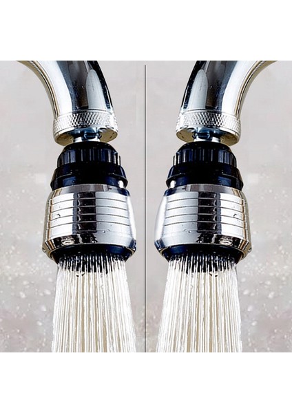 NANLIY-360 Derece Musluk Filtresi Ucu Su Fıskiye Musluk Anti-Splash Ekonomizer Mutfak Malzemeleri (Yurt Dışından)