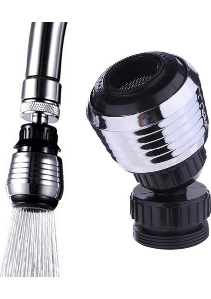 Dönebilen Mutfak Musluk Musluk Başlığı Musluk Aksesuarı Mutfak Banyo Için Evrensel Musluk Vinç Akışı (Yurt Dışından)