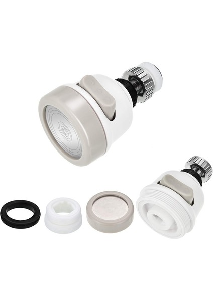 Paket Mutfak Su Püskürtme Su Tasarruflu Musluk R 360 Derece Döndür Musluk Memesi Ayarlanabilir Musluk Başlığı (Yurt Dışından)