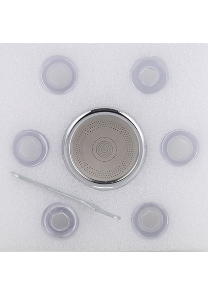 Fs-1set Lavabo Musluk Filtresi Musluk Suyu Filtresi Sıçramaya Dayanıklı, 6 Filtre Elemanı ve 6 Dişli Bağlantı Parçası (Yurt Dışından) fırsatları