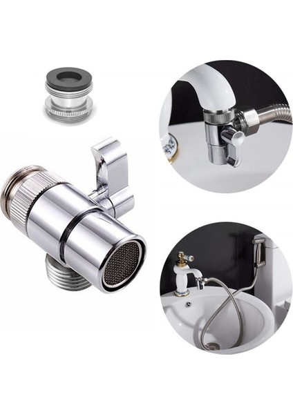 Ev Adaptörü Banyo Su Musluk Splitter Yönlendirici (Yurt Dışından)