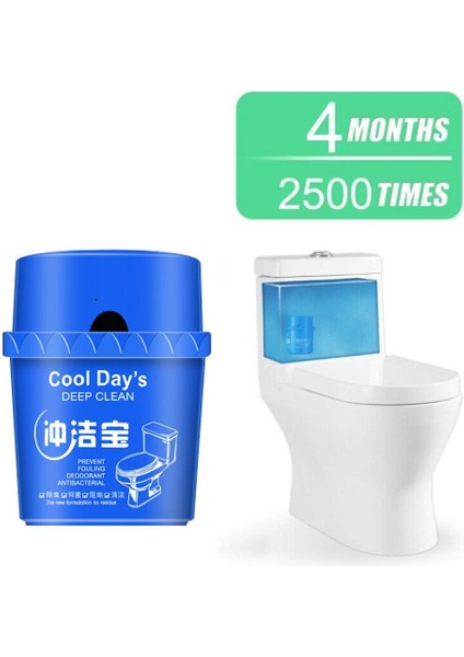 Otomatik Tuvalet Temizleyici - Magic Flush Şişelenmiş Yardımcı Blue Bubble Amazing Home (Yurt Dışından)