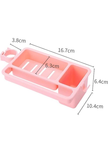 Mutfak Süngeri Depolama Rafı Bulaşık Drenaj Sabun Fırçası Organizatör Banyo Tarafı Genişleyen Yer Havluları (Yurt Dışından)