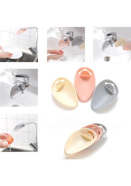 Mutfak Musluk Genişletici Pvc Lavabo Kolu Uzatma Yürüyor Banyo Çocuk El Yıkama Suyu Mutfak (Yurt Dışından)