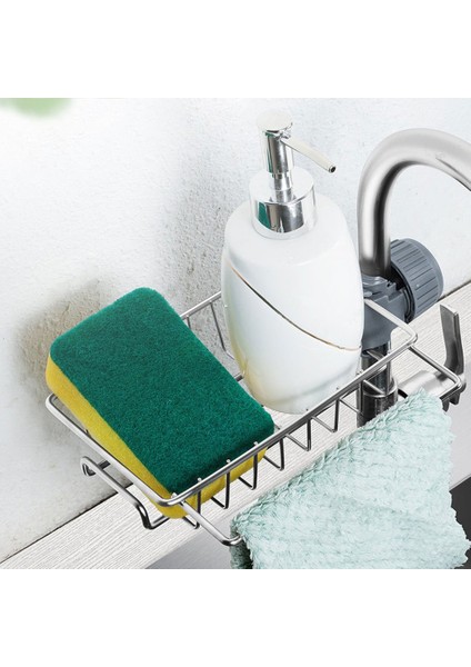 Ha Mutfak Musluk Rafı Demir Paslanmaz Çelik Drenaj Enkaz Depolama Rafı Yaratıcı Mutfak Bitirme Ayarlanabilir Raf (Yurt Dışından) fırsatları